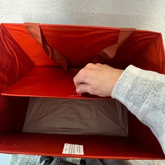 Trader Joe's Stand-Up Collapsible Grocery Tote Bag - Picture 10 of 11